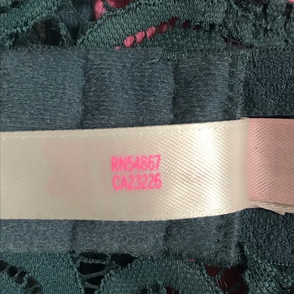 NWT PINK VICTORIA SECRET / High Neck Push up Razor Back Lace Bralette Size M - Picture 7 of 11